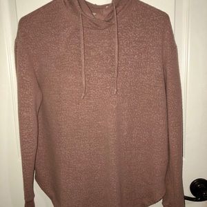 pink hoodie